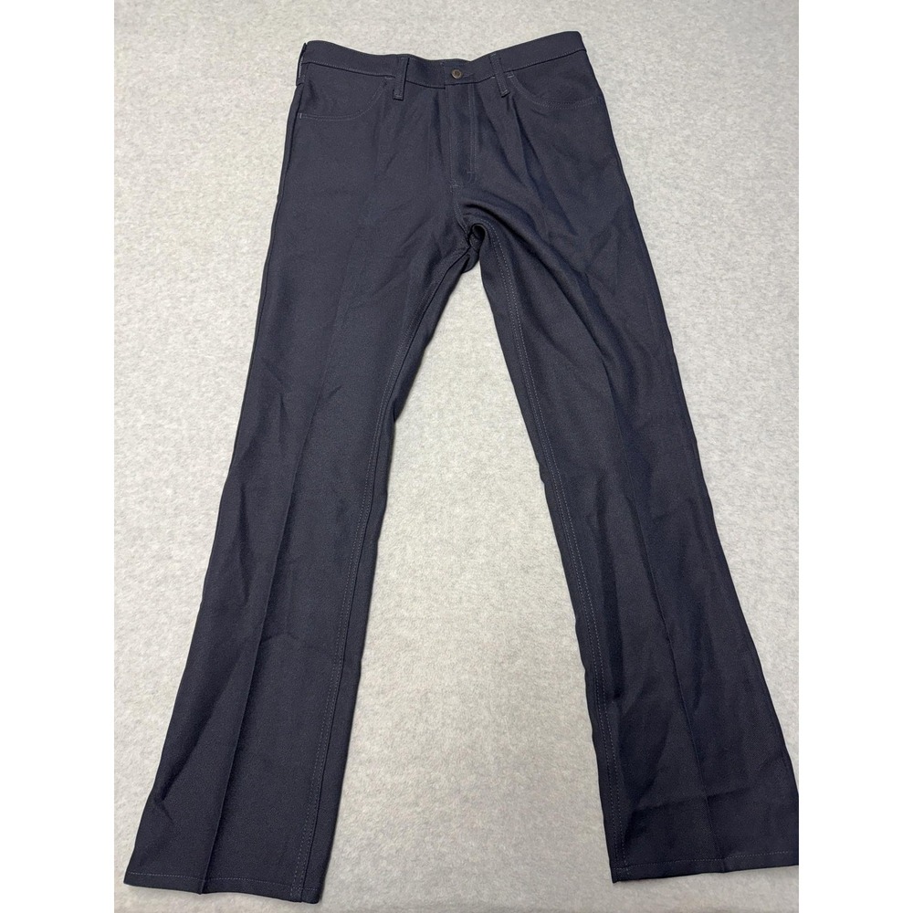 Wrangler Wrancher Boot Jeans Mens 34x34 Blue Regular Fit Wrinkle Resist Stretch